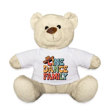 Lone Dance Family Retro Design - Teddy - Weiß - Vorne