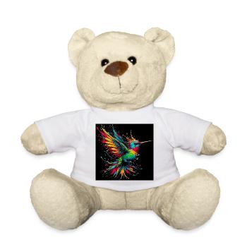 hummingbird - Teddy Bear - white - Front