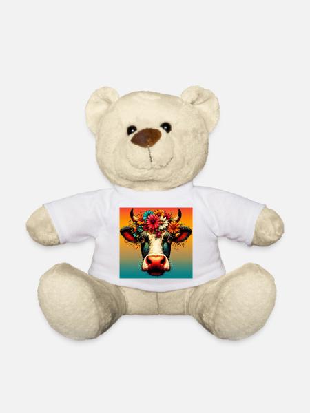 Kuh - Teddy - Weiß