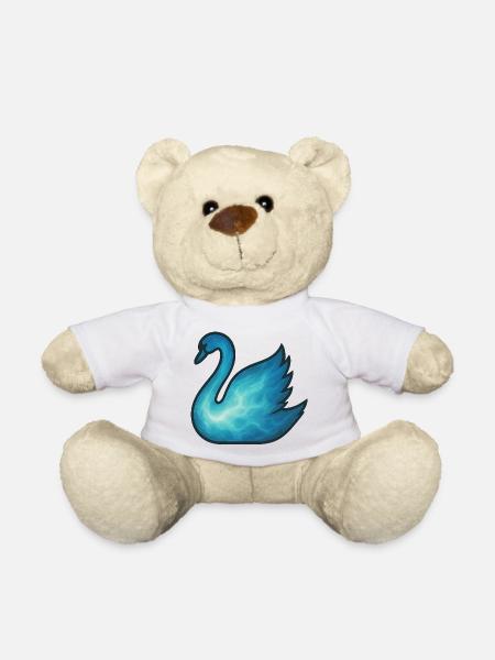 Seelentier und Wächterwesen: Schwan - Teddy - Weiß