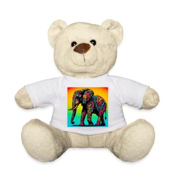 Elefant - Teddy - Weiß - Vorne