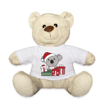 Koala Cadeau de Noël Animaux d'hiver Koalas - Nounours - blanc - Devant