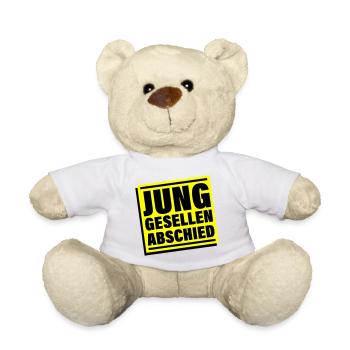 Bachelor party Jga bachelor - Teddy Bear - white - Front