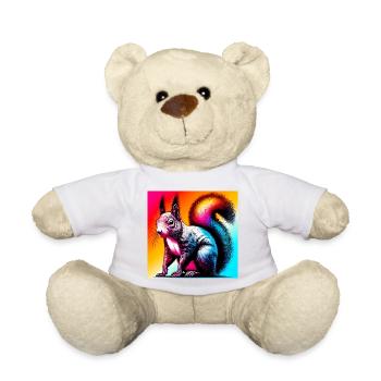 squirrel - Teddy Bear - white - Front