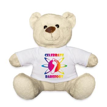 celebrate barefoot (iactive) - Teddy Bear - white - Front