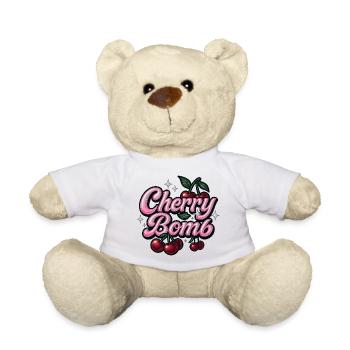 cherry bomb / y2k statement design - Teddy - Weiß - Vorne