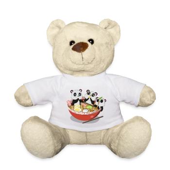 Panda Nudeln Ramen - Teddy - Weiß - Vorne