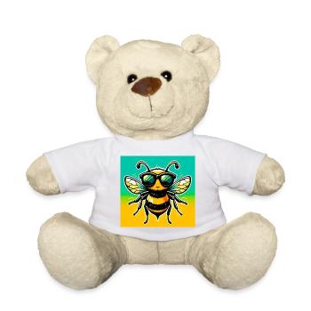 abeille - Nounours - blanc - Devant