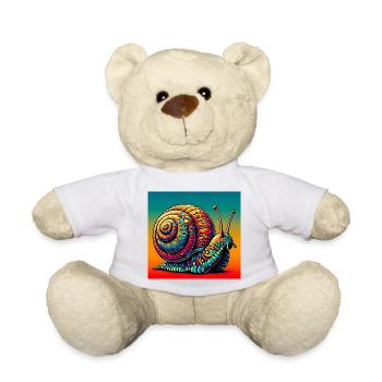 Schnecke - Teddy - Weiß - Vorne