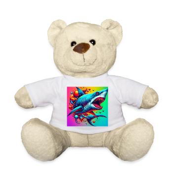 Requin - Nounours - blanc - Devant