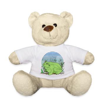 Frog - Teddy Bear - white - Front