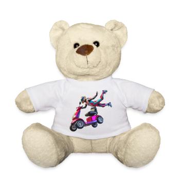 Stunt mit Elektromobil - Teddy - Weiß - Vorne