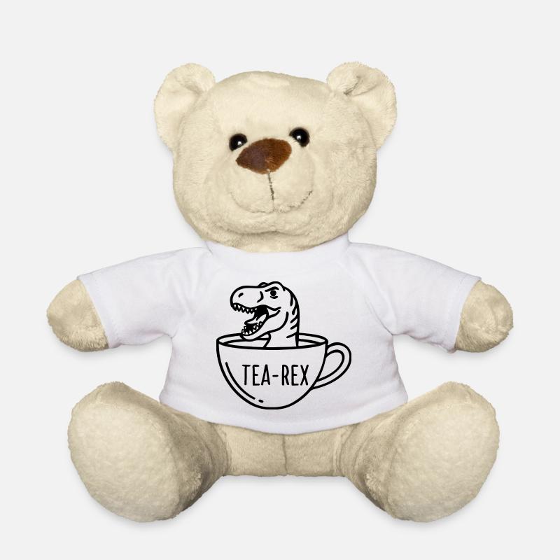 Silhouette de dinosaure claire - Nounours - blanc