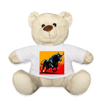 taureau - Nounours - blanc - Devant