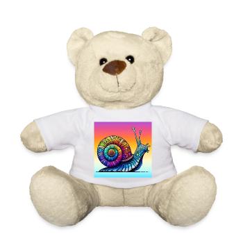 Escargot - Nounours - blanc - Devant