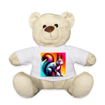 squirrel - Teddy Bear - white - Front