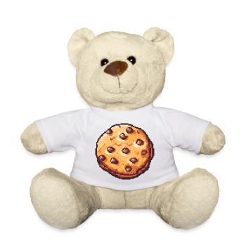 Pixel Cookie Pixel Cookie Retro Art - Teddy Bear - white - Front