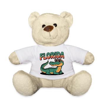 Alligator de Floride - Nounours - blanc - Devant