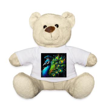 Pfau - Teddy - Weiß - Vorne