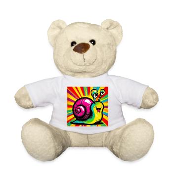 Schnecke - Teddy - Weiß - Vorne