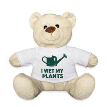 Nass machen Meine Pflanzen gießen - Teddy - Weiß - Vorne