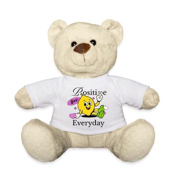 Lemonades Lemons Positive Love Everyday - Teddy Bear - white - Front