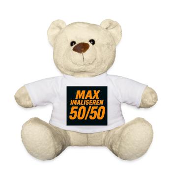 Maximize 50/50 - Teddy Bear - white - Front
