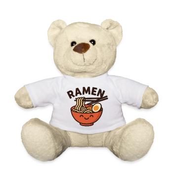 Ramen Lover – Lustiges Kawaii Nudel Design - Teddy - Weiß - Vorne