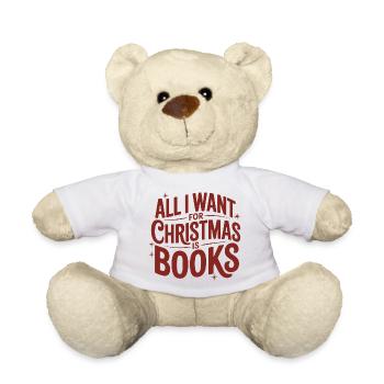 Christmas Wish Books - Teddy Bear - white - Front