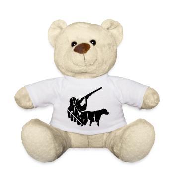 Hunter - Teddy Bear - white - Front