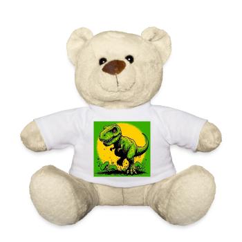 Dinosaurier - Teddy - Weiß - Vorne