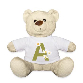 Letter to Green Daisies - Teddy Bear - white - Front