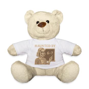 67 Nummer Halloween Lehrer Haunted By Six Seven - Teddy - Weiß - Vorne