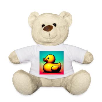 Ente Ente Ente Ente Ente - Teddy - Weiß - Vorne
