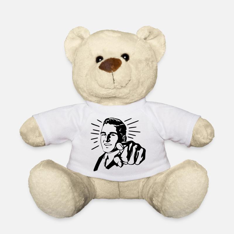 Homme pointeur - Nounours - blanc