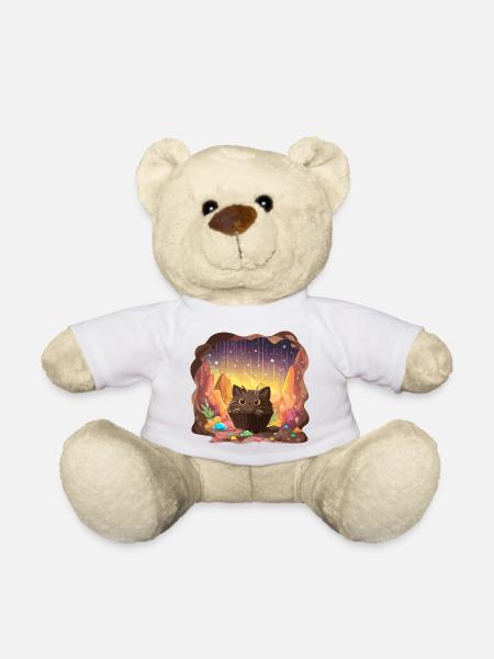 Katzenkuchen Kristallhöhle - Teddy - Weiß