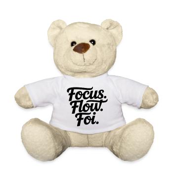 Focus Flow Fly Script - Nounours - blanc - Devant