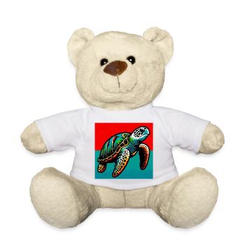 turtle - Teddy Bear - white - Front
