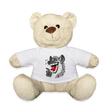 Hyène Rieuse Cartoon  - Nounours - blanc - Devant