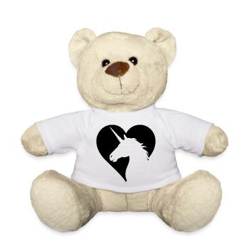 Cute Unicorn Magical - Teddy Bear - white - Front