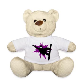 Snowboarding - Teddy - Weiß - Vorne