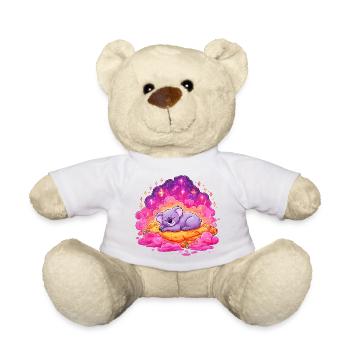 Kuschel Koala Regenbogentraum - Teddy - Weiß - Vorne