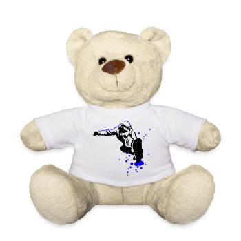 Snowboarders - Nounours - blanc - Devant