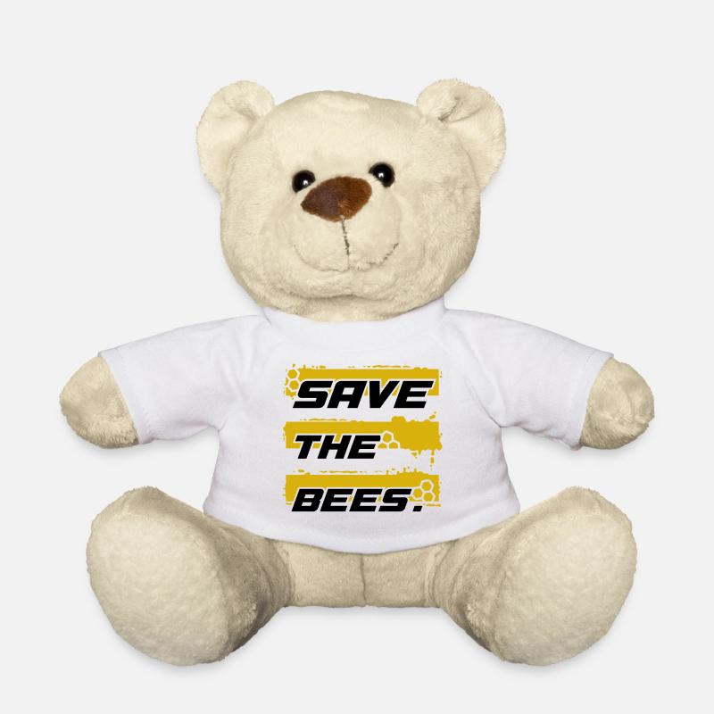 Save the Bees - Teddy - Weiß
