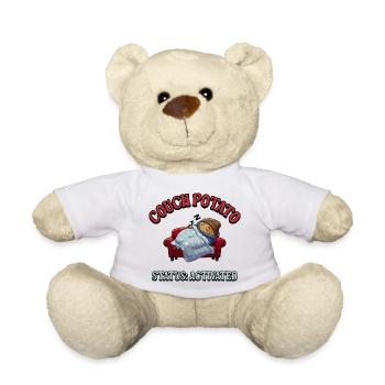 Couch Potato - Teddy Bear - white - Front