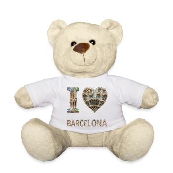 Barcelone – Architecture organique - Nounours - blanc - Devant