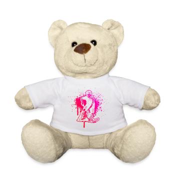 Direkte Floorball Aussage - Teddy - Weiß - Vorne