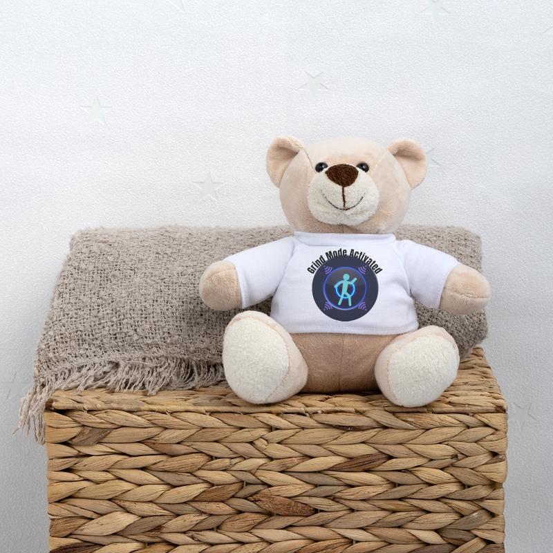 Grind Mode Activated – Motivation & Focus Graphic Teddy Bear