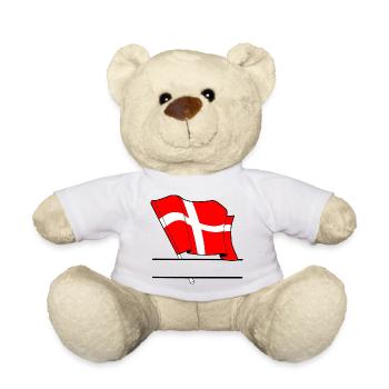 DENMARK – Name Space - Teddy Bear - white - Front