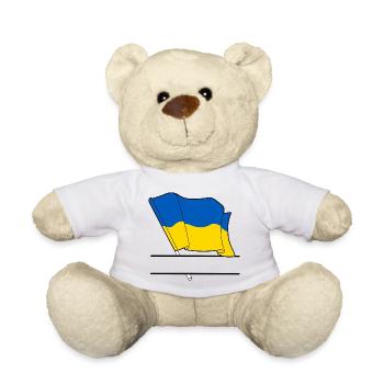 UKRAINE – Namensraum - Teddy - Weiß - Vorne